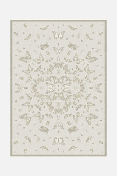 Schmetterling Beige Teppich - Teppana
